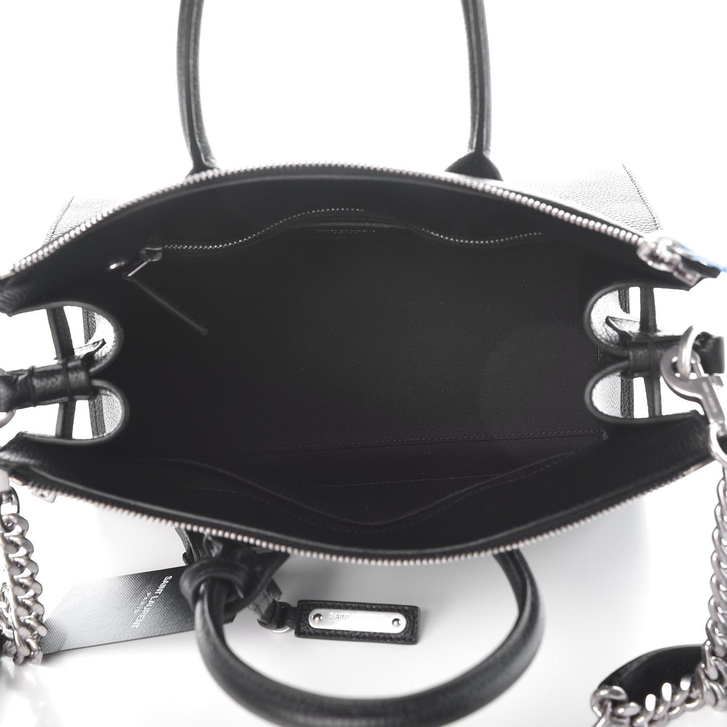 Grained Calfskin Baby Supple Sac De Jour Black