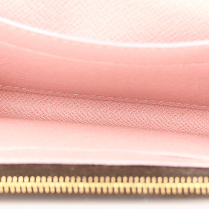 Louis Vuitton Damier Ebene Rosalie Coin Purse Rose Ballerine 5 of 8
