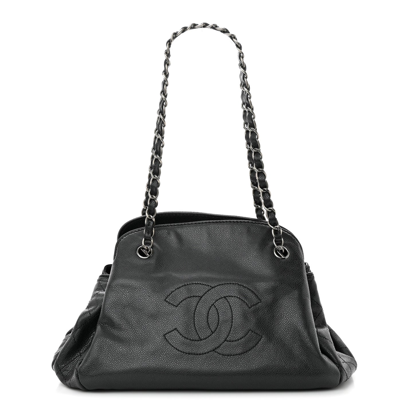 Caviar 31 CC Shoulder Bag Black