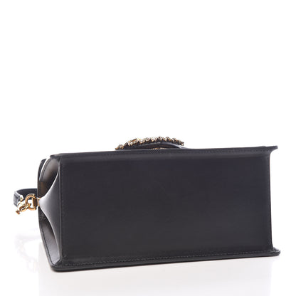 Dolce & Gabbana Smooth Calfskin Medium Devotion Envelope Top Handle Bag Black 4 of 9