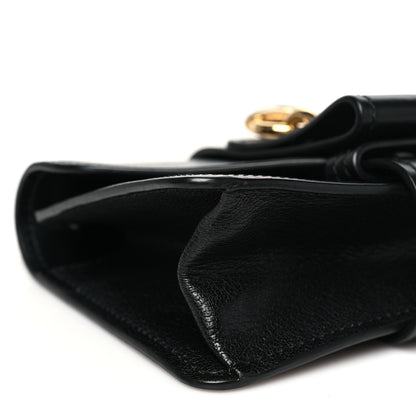 Chloe Shiny Goatskin Calfskin Mini Aby Chain Shoulder Bag Black 9 of 10
