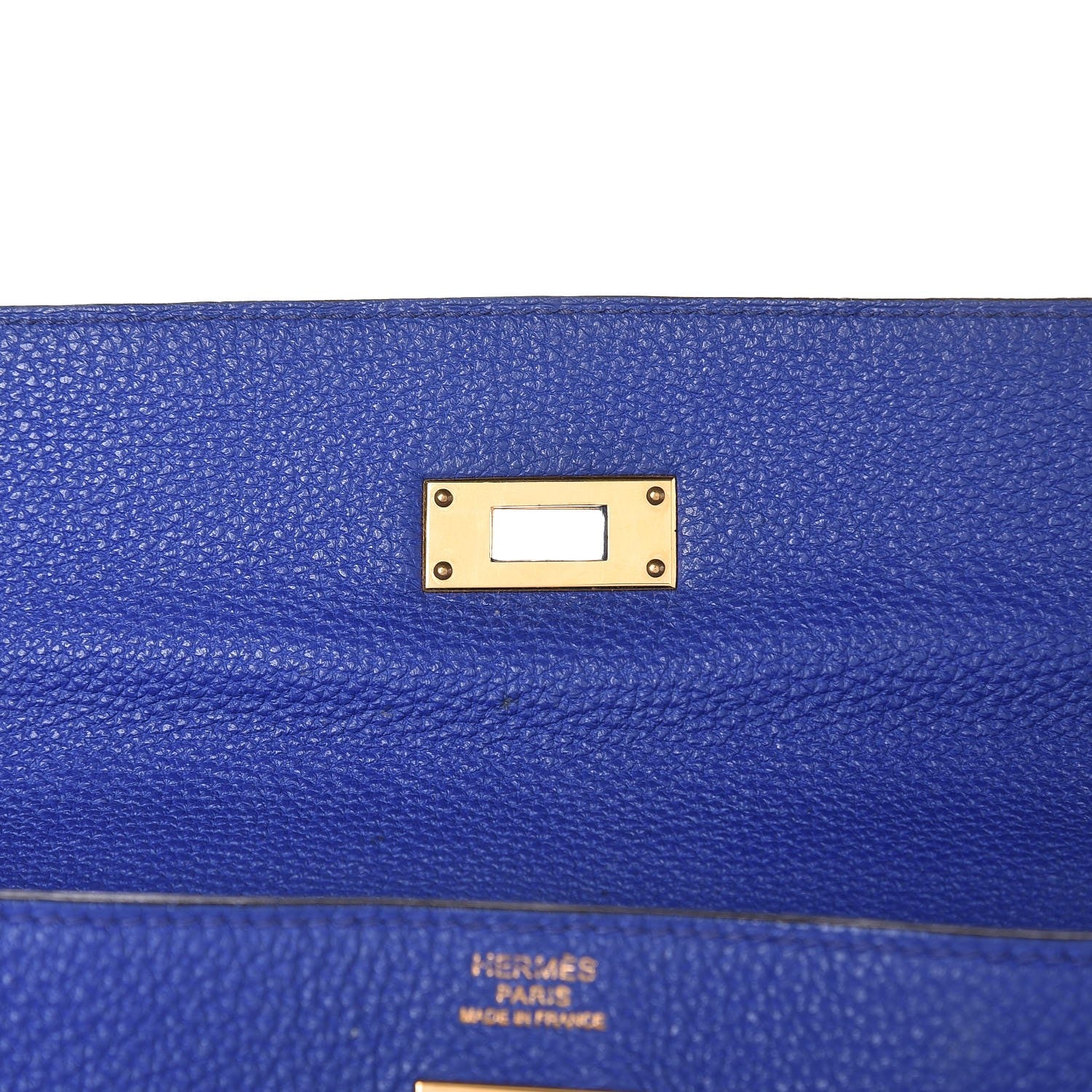 Hermes Togo Kelly Retourne 32 Bleu Electrique 19 of 49