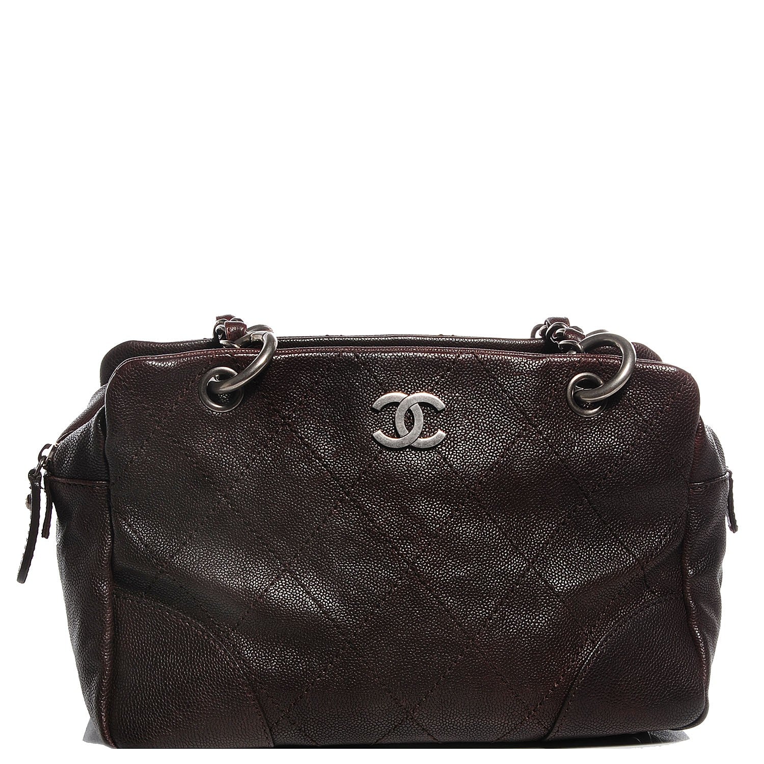 Chanel Caviar Outdoor Ligne Tote Brown 1 of 7