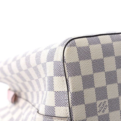 Louis Vuitton Damier Azur Neonoe MM Eau De Rose 9 of 10