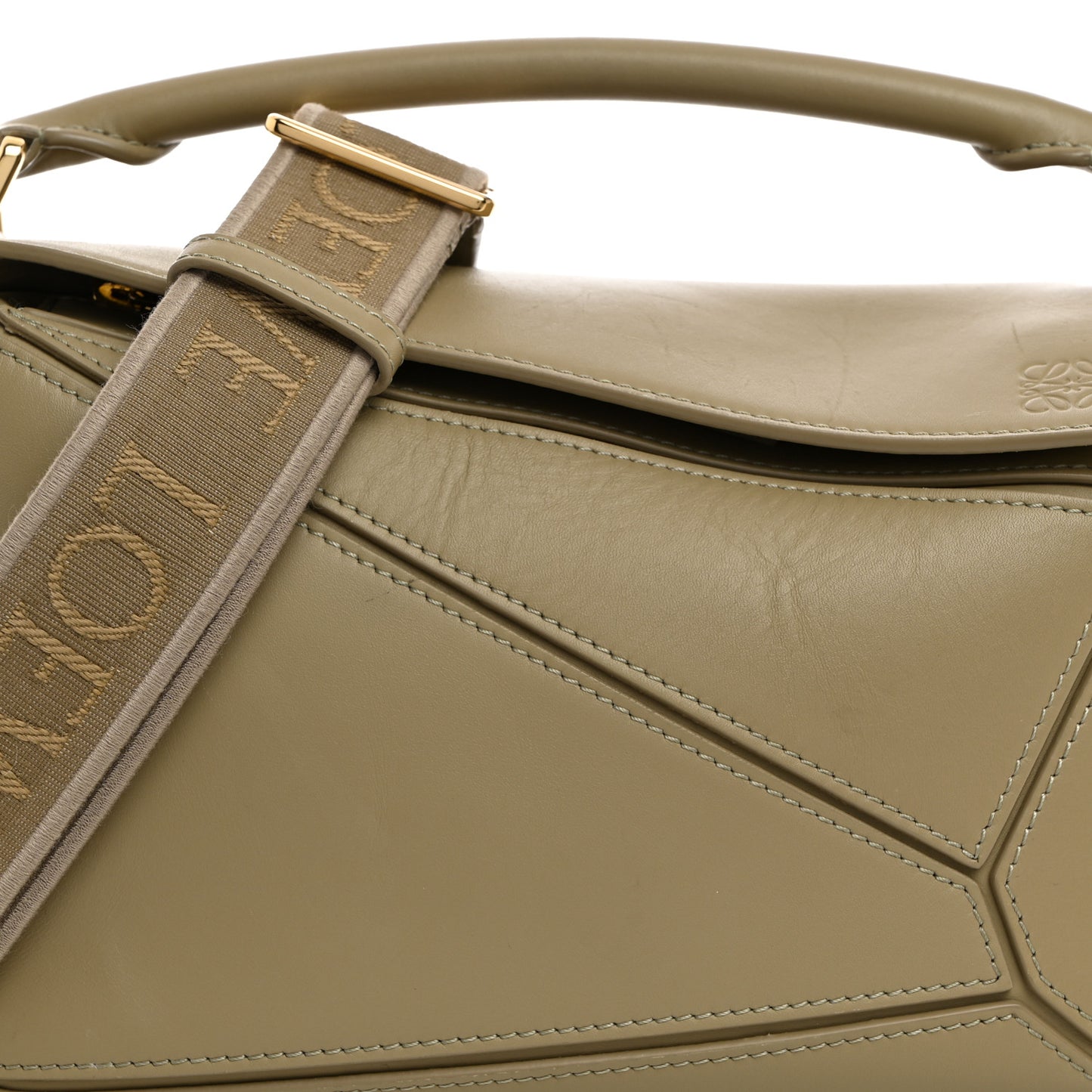 Calfskin Small Puzzle Bag Artichoke