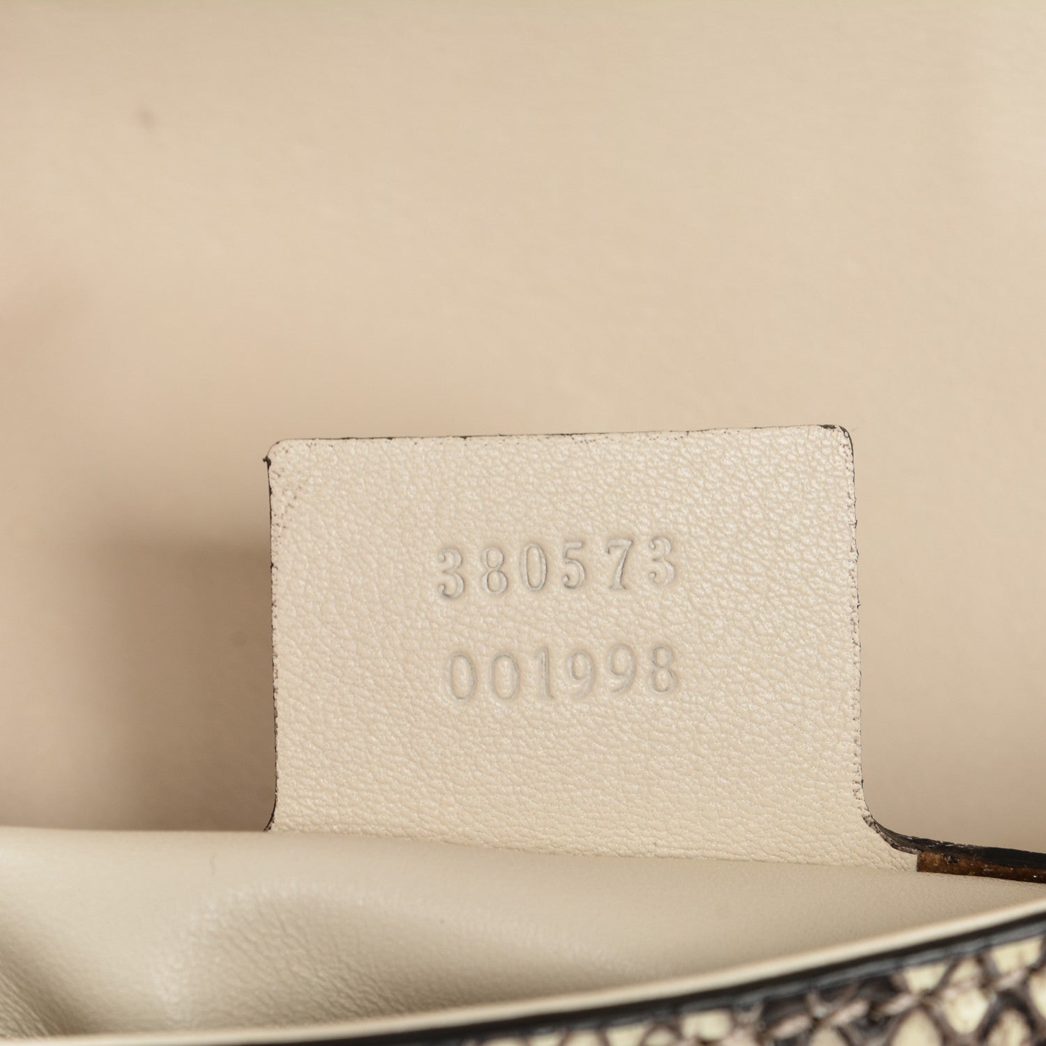 Gucci Python Medium Lady Shoulder Bag Old Roccia 7 of 8