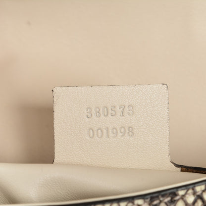 Gucci Python Medium Lady Shoulder Bag Old Roccia 7 of 8