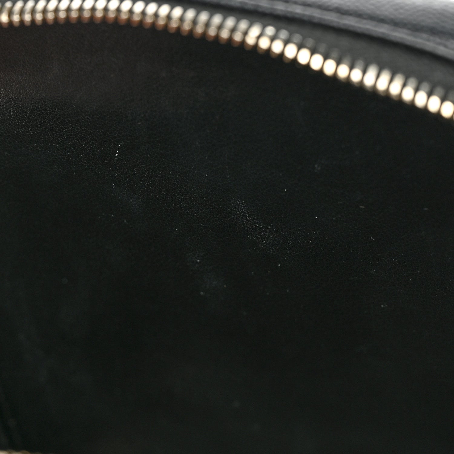 Chanel Caviar Quilted CC North South Filigree Vanity Case Black 12 of 22