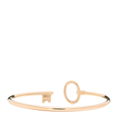 Tiffany 18K Yellow Gold Keys Wire Bracelet 2 of 5