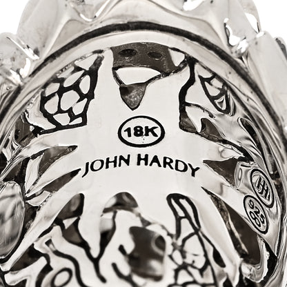 John Hardy Sterling Silver 18K Yellow Gold Ruby Black White Sapphire Naga Head Ring 54 7 5 of 5