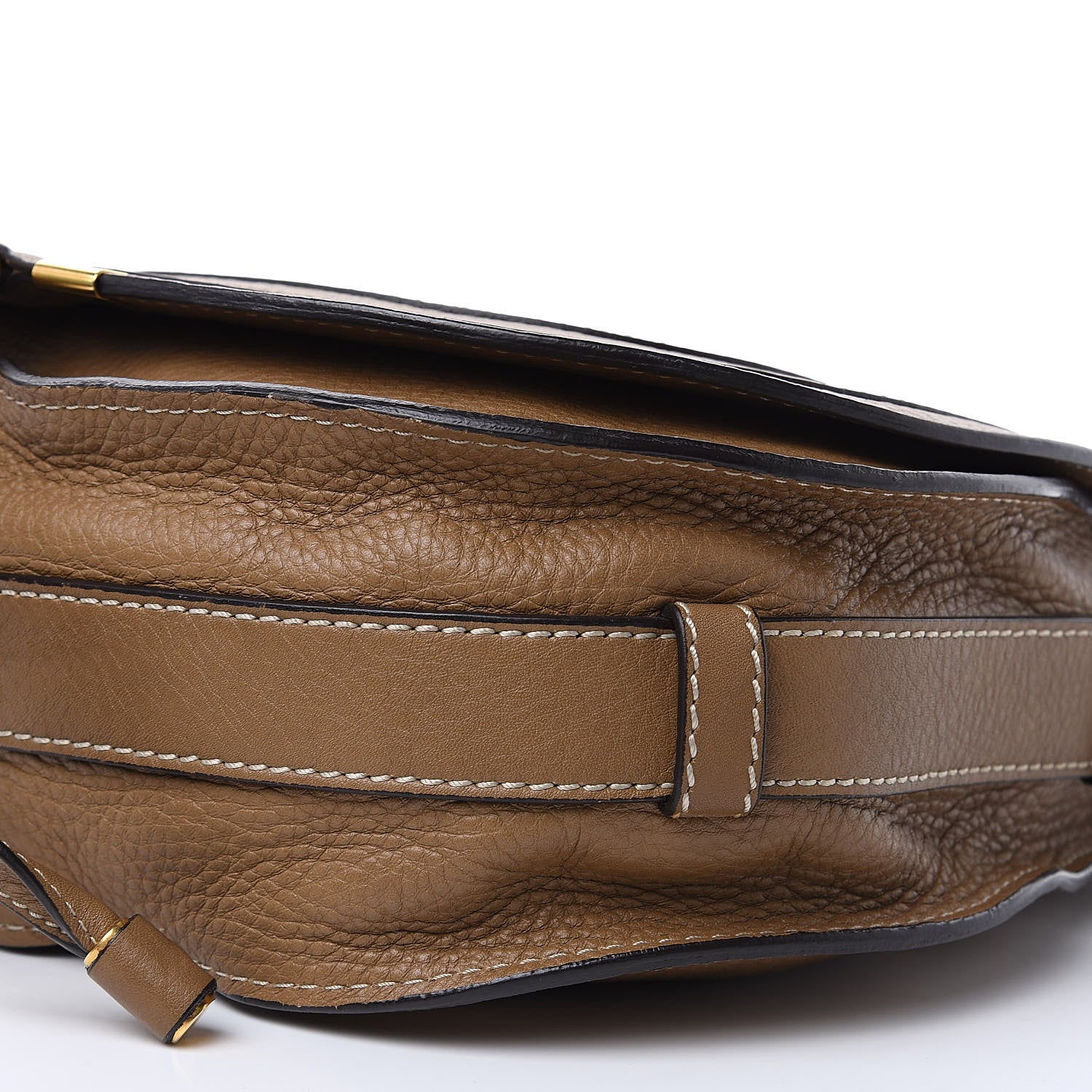 Chloe Calfskin Medium Marcie Round Crossbody Bag Nut 8 of 12