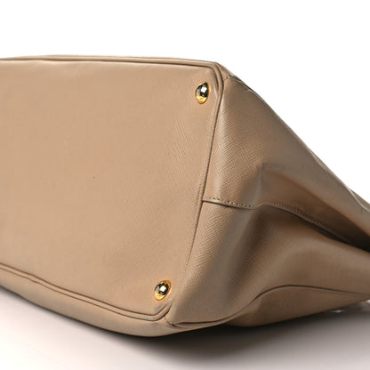 Prada Saffiano Lux Medium Tote Sabbia 9 of 11