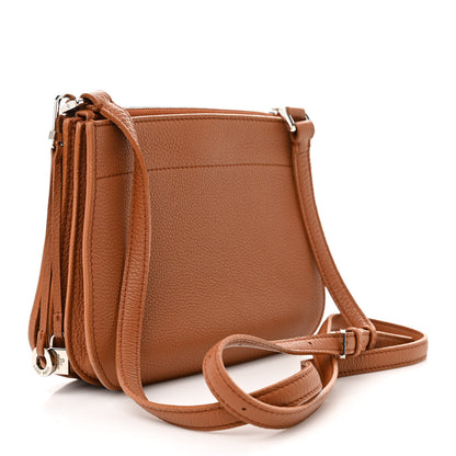Loro Piana Grained Calfskin Milky Way Odessa Shoulder Bag Brown 3 of 13