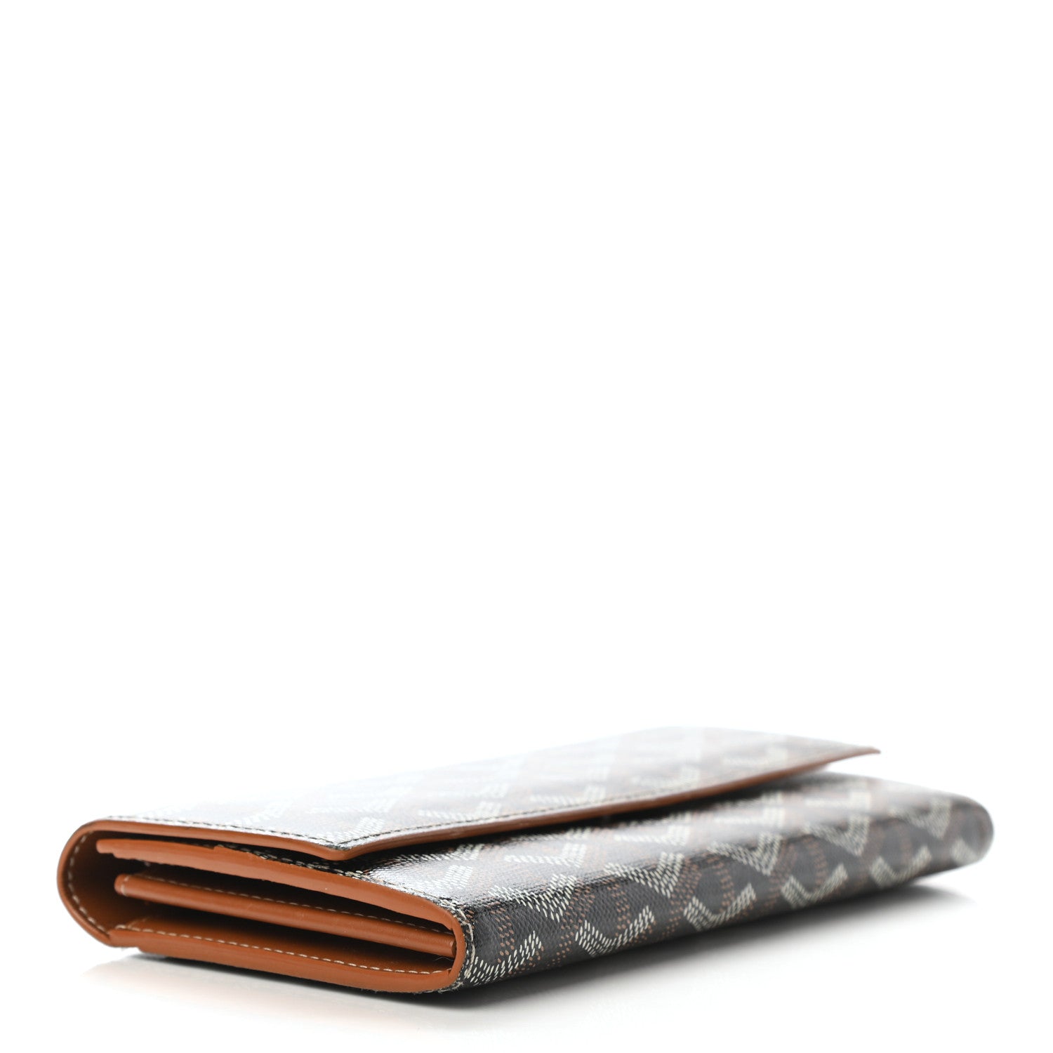 Goyard Goyardine Varenne Long Wallet Black Gold 4 of 7