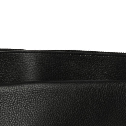 Chanel Grained Calfskin Quilted Large Archi Chic Cosmetic Case Black 12 of 12