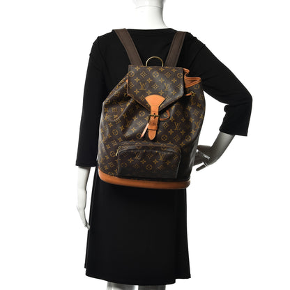Louis Vuitton Monogram Montsouris GM Backpack 2 of 15