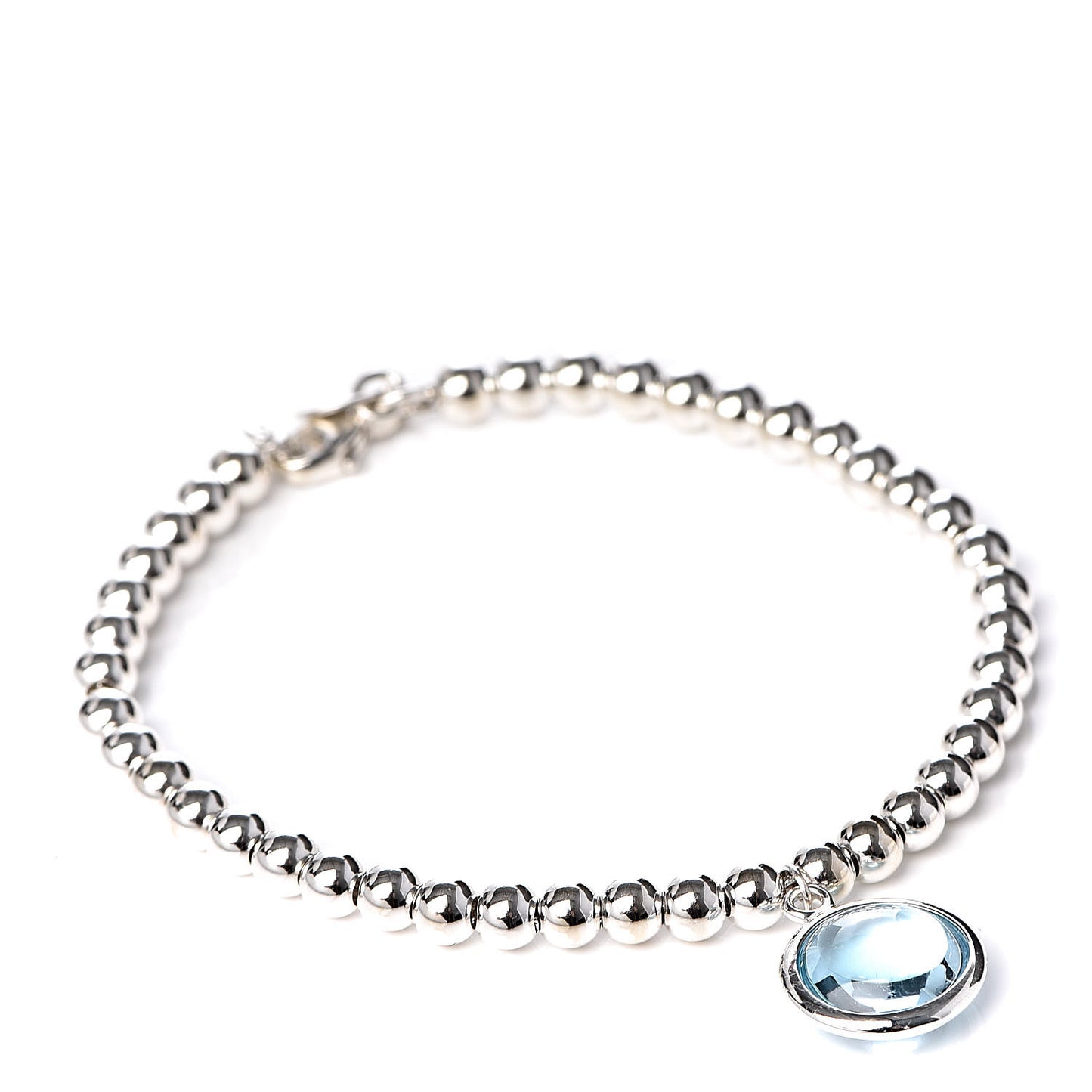 Sterling Silver Blue Topaz Paloma's Sugar Stacks Beaded Bracelet