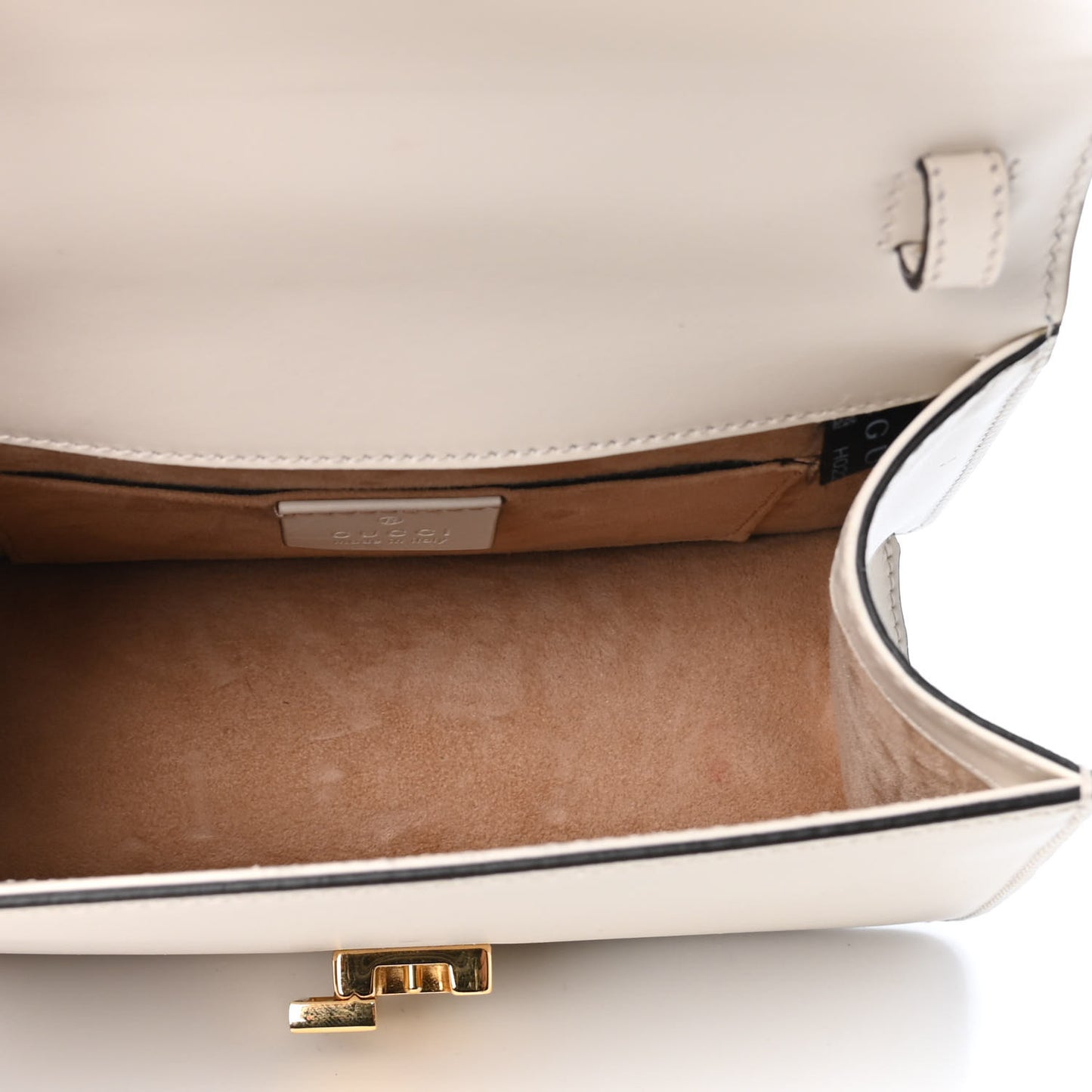 Calfskin Mini Sylvie Top Handle Bag White