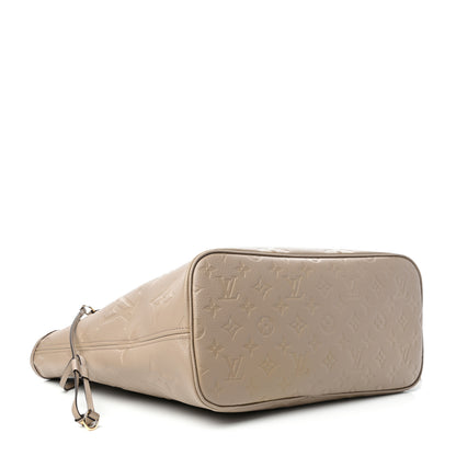 Louis Vuitton Empreinte Monogram Giant Neverfull MM Tourterelle 4 of 9