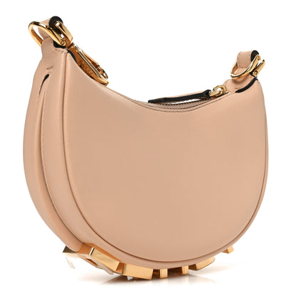 Fendi Vitello Grace Matte Nano Fendigraphy Hobo Charm Light Rose 2 of 9