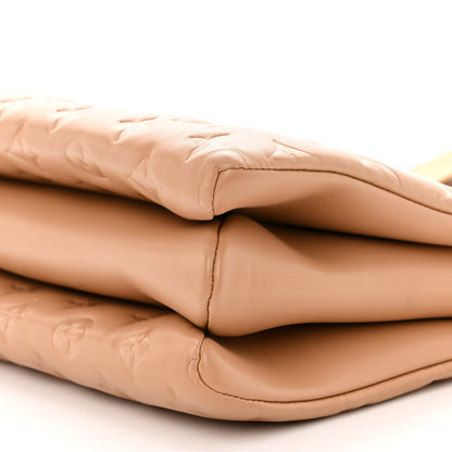 Louis Vuitton Lambskin Embossed Monogram Coussin PM Camel 11 of 11