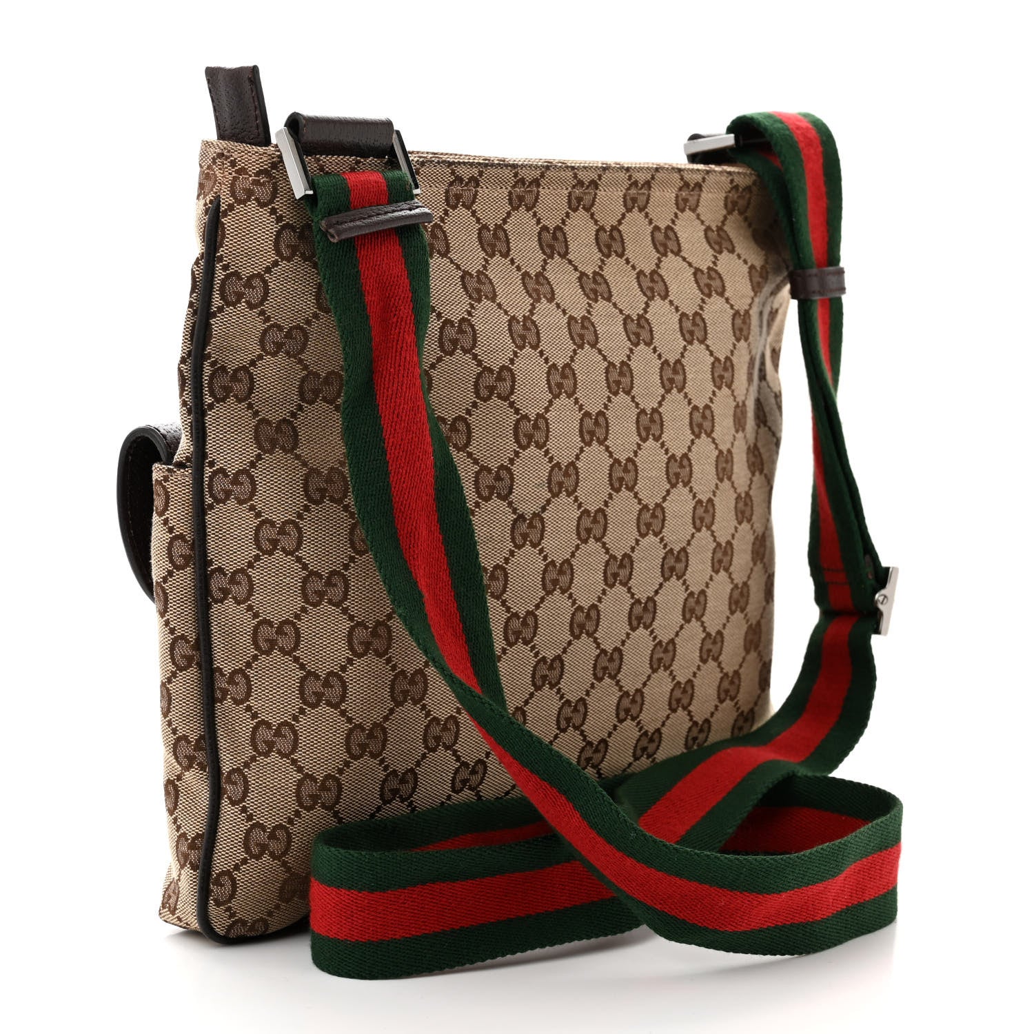 Gucci Monogram Signature Web Small Messenger Brown 3 of 11