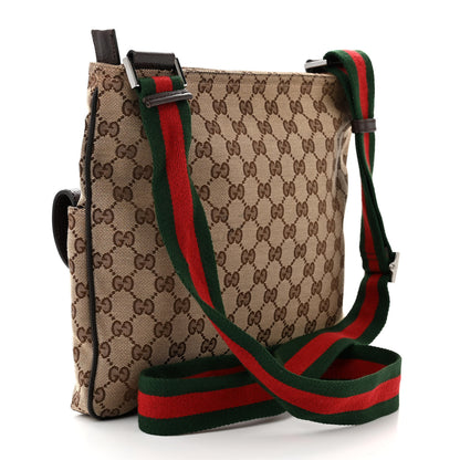 Gucci Monogram Signature Web Small Messenger Brown 3 of 11