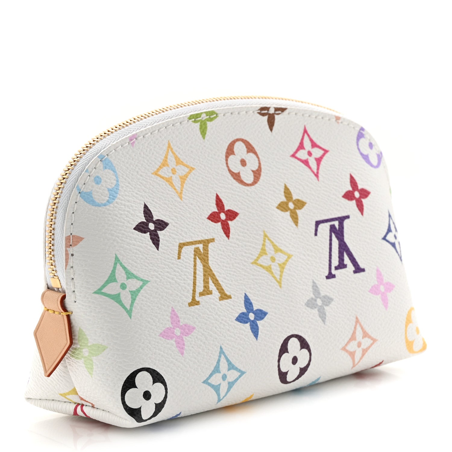 Louis Vuitton LV x TM Monogram Multicolor Cosmetic Pouch PM White 3 of 7