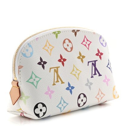 Louis Vuitton LV x TM Monogram Multicolor Cosmetic Pouch PM White 3 of 7