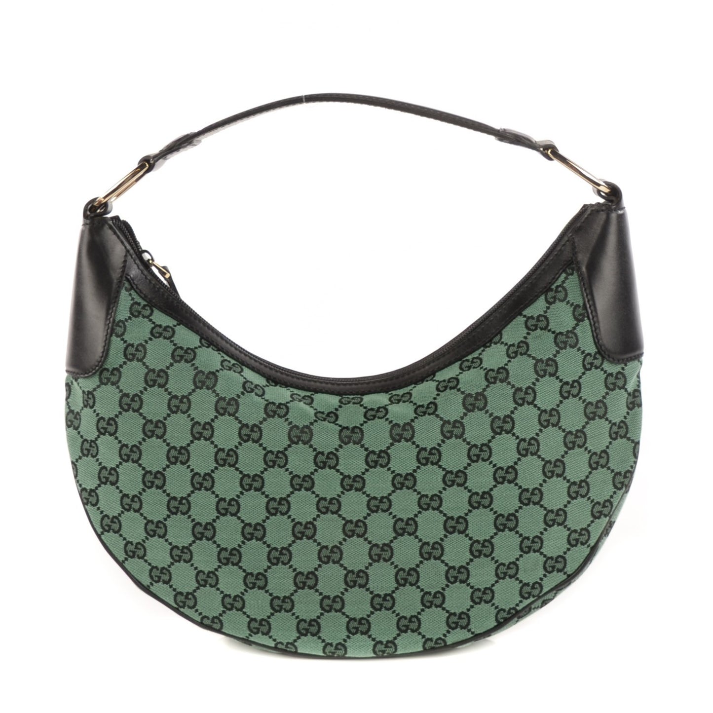 Monogram Half Moon Hobo Green