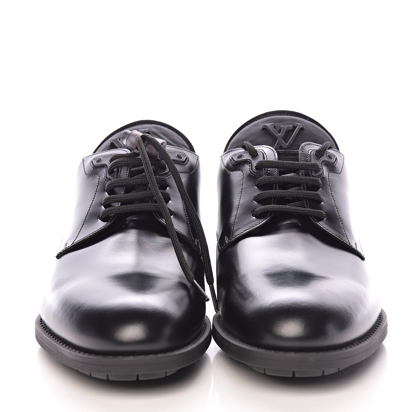 Lambskin Mens Derby Shoes 6.5 Black
