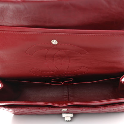 Chanel Aged Calfskin Quilted 2.55 Reissue 226 Flap Red 11 of 13