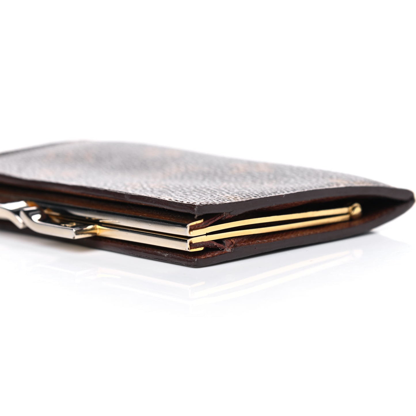 Monogram French Kiss Lock Coin Purse