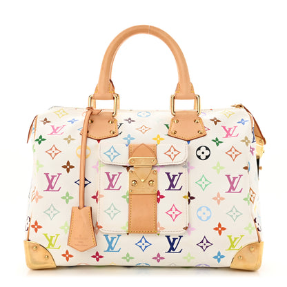 Louis Vuitton Monogram Multicolor Speedy 30 White 1 of 12