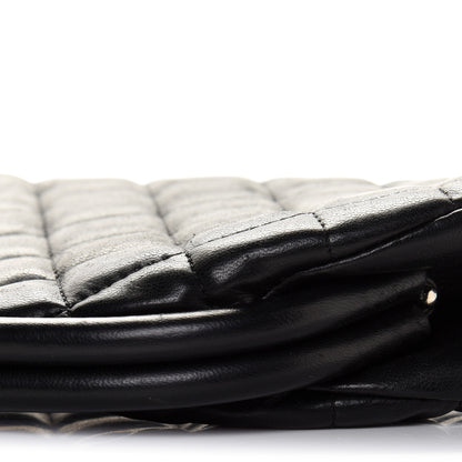 Chanel Lambskin Quilted Timeless Clutch Black 12 of 13