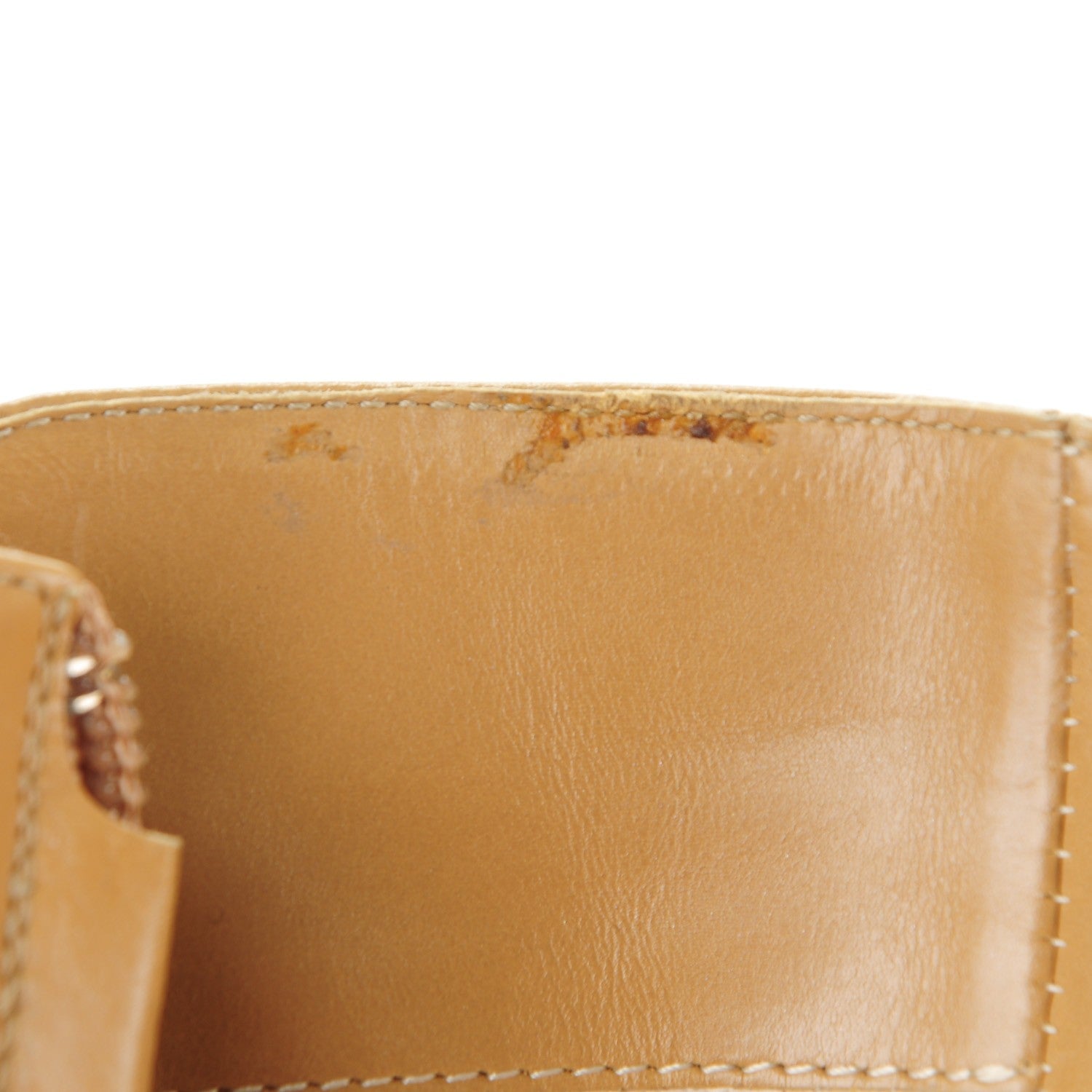 Chanel Calfskin Cap Toe Short Boots 36 Tan 8 of 10