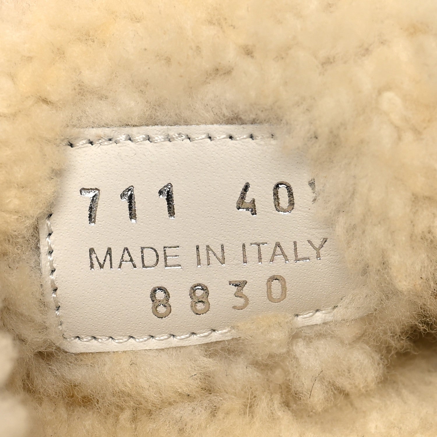 Prada Shearling Metal Triangle Logo 20mm Slippers 40.5 Cognac 6 of 8