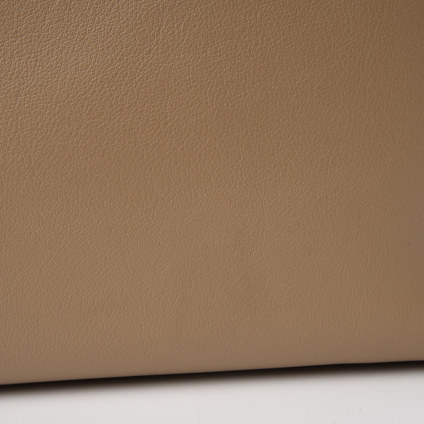 Calfskin Large Shopping Tote Dark Beige