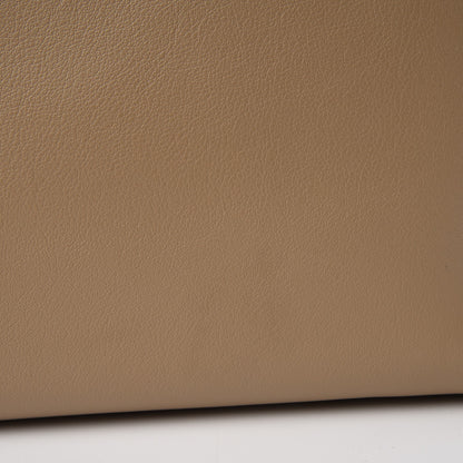 Saint Laurent Calfskin Large Shopping Tote Dark Beige 13 of 13