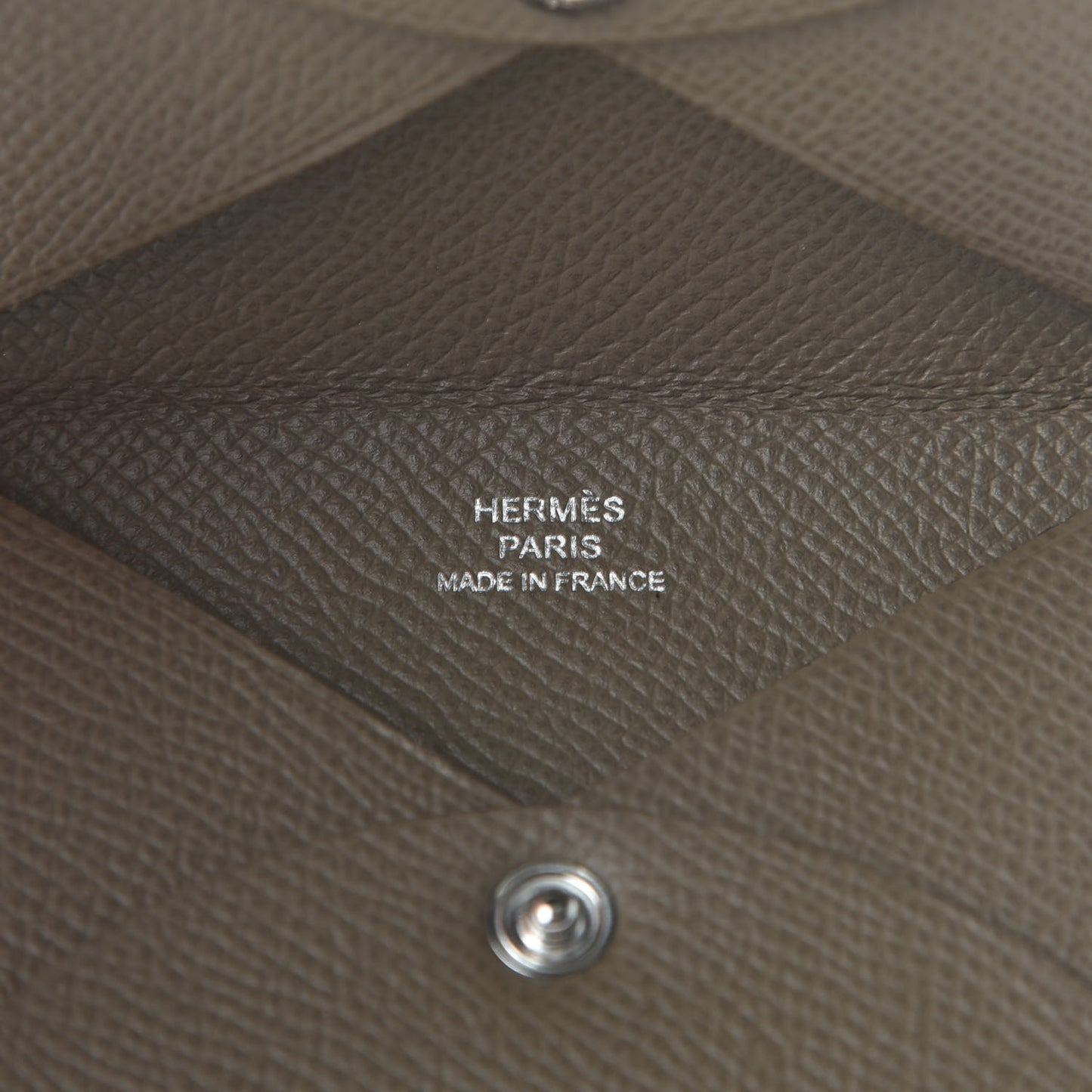 Epsom Calvi Card Case Etoupe