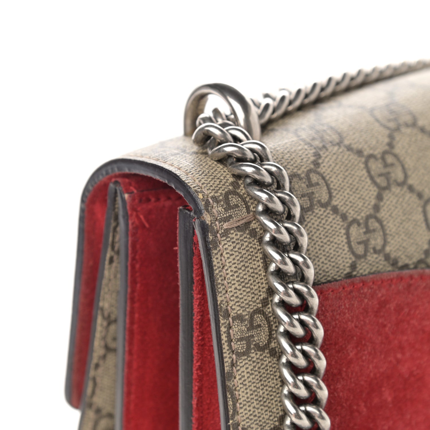 Gucci GG Supreme Monogram Embroidered Medium Dionysus Shoulder Bag Beige Hibiscus 21 of 21