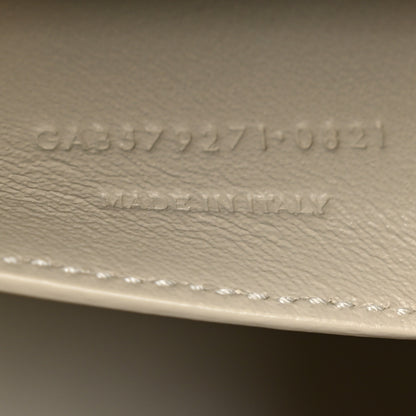 Saint Laurent Smooth Calfskin Manhattan Shoulder Bag Ivory 7 of 11