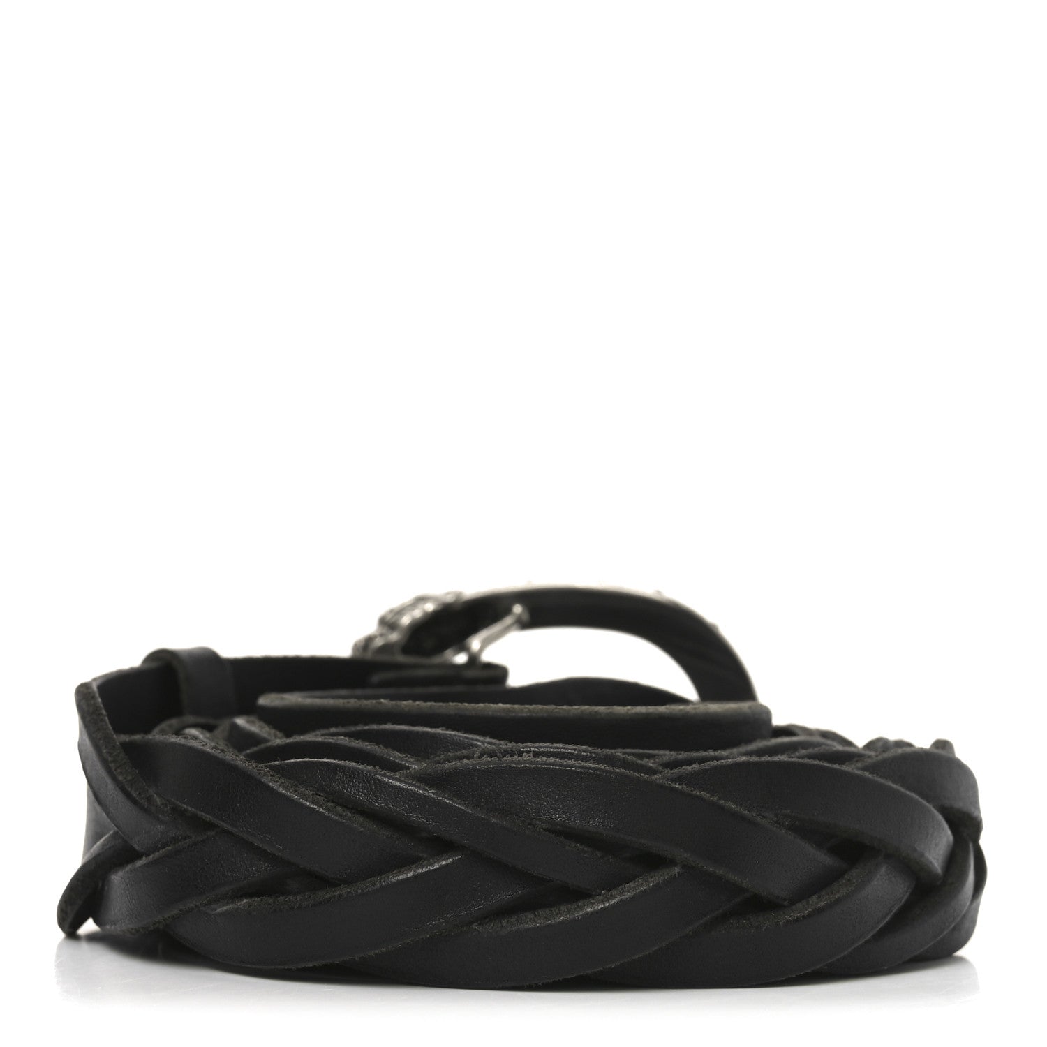 Gucci Calfskin Braided Dionysus Belt 115 46 Black 2 of 5