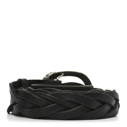 Gucci Calfskin Braided Dionysus Belt 115 46 Black 2 of 5