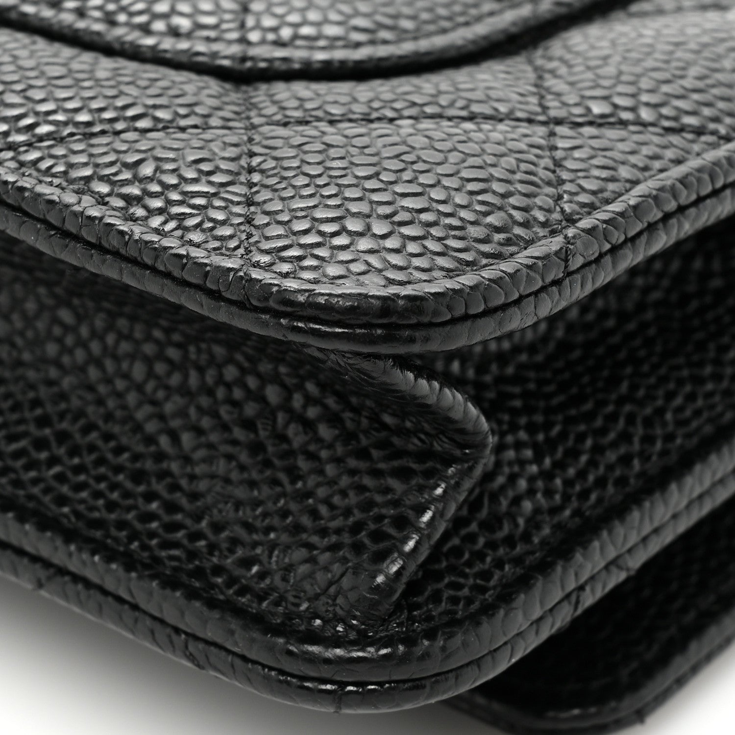 Chanel Caviar Quilted Wallet on Chain WOC Black 13 of 17
