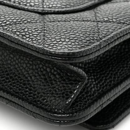 Chanel Caviar Quilted Wallet on Chain WOC Black 13 of 17