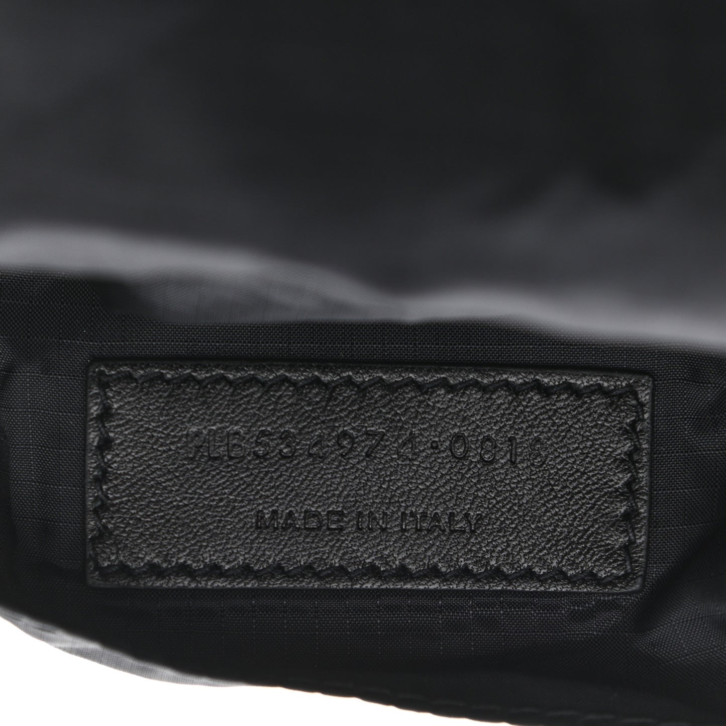 Nylon City Fold Up Backpack Belt Bag Black