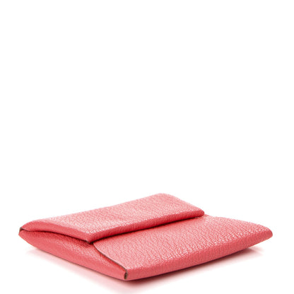 Hermes Chevre Mysore Bastia Coin Purse Rose Lipstick 4 of 8