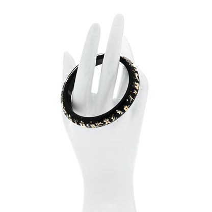Louis Vuitton Resin Swarovski Small Inclusion Bracelet PM Black 2 of 5