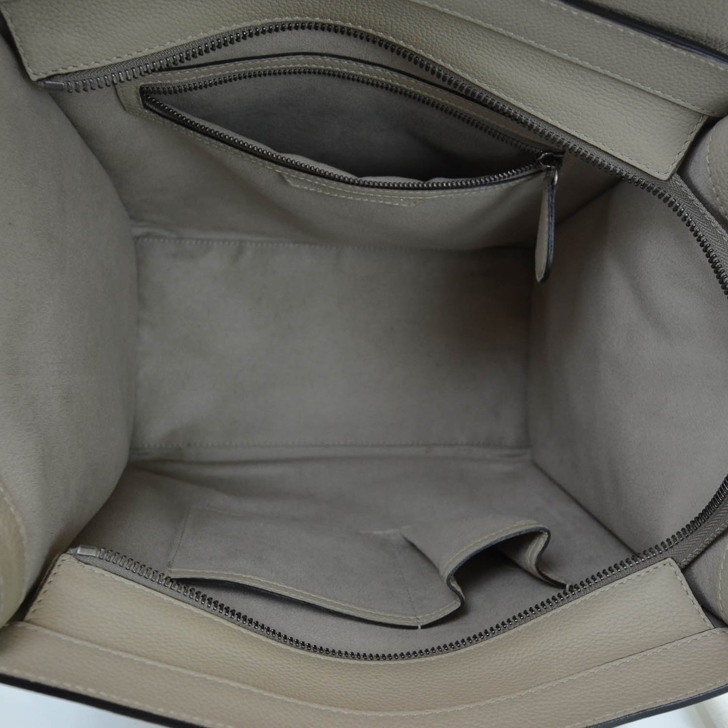 Pebbled Leather Mini Luggage Bag Dune